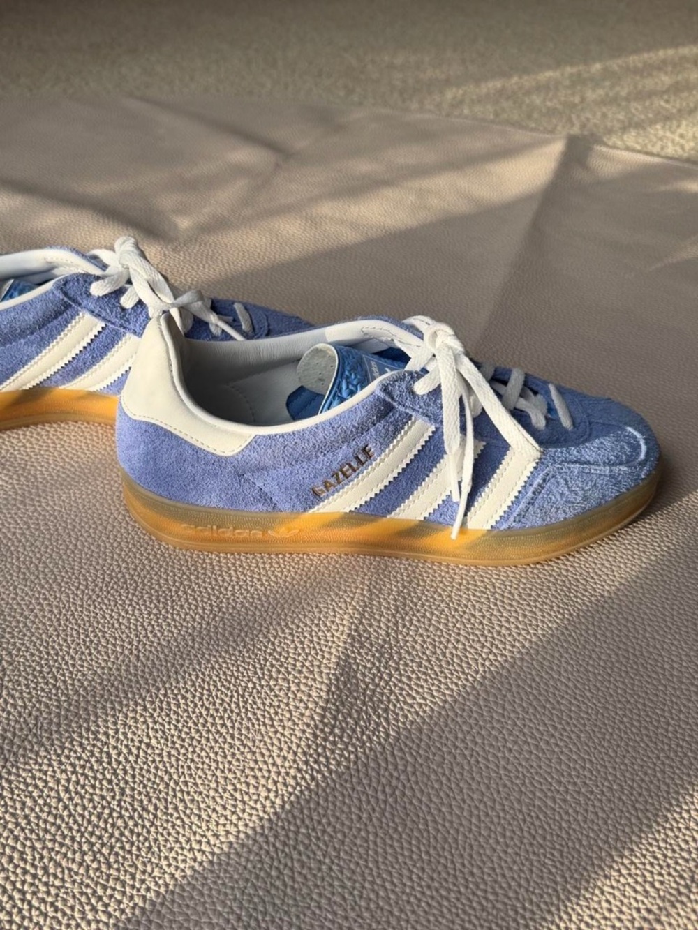 Adidas Gazelle Indoor Shoes in Blue Fusion